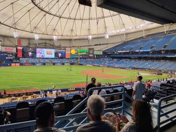 Tropicana Field, section: 129, row: RR, seat: 8