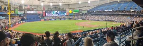 Tropicana Field, section: 129, row: RR, seat: 8