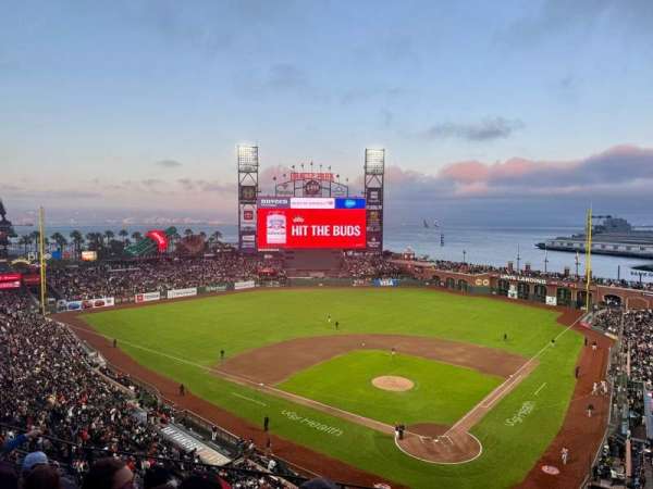 Oracle Park, section: VB318, row: E, seat: 1