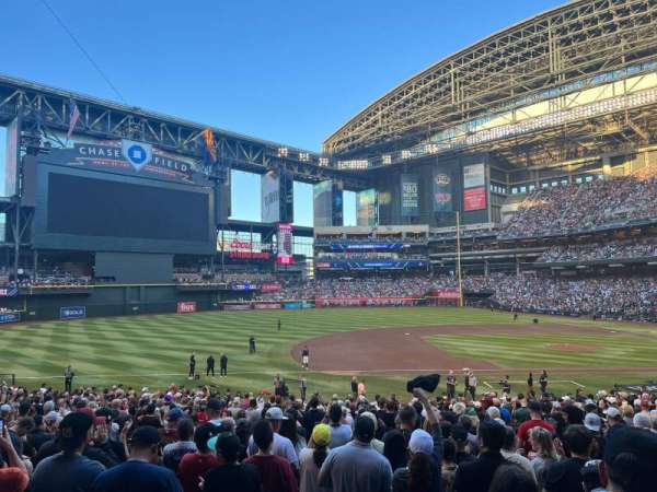 Chase Field, section: 129, row: 31, seat: 6