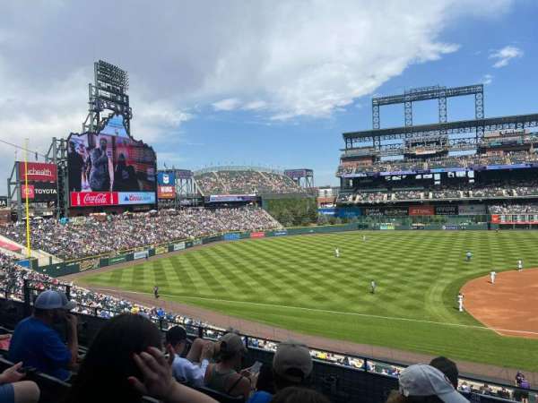 Coors Field, section: 241, row: 4, seat: 6