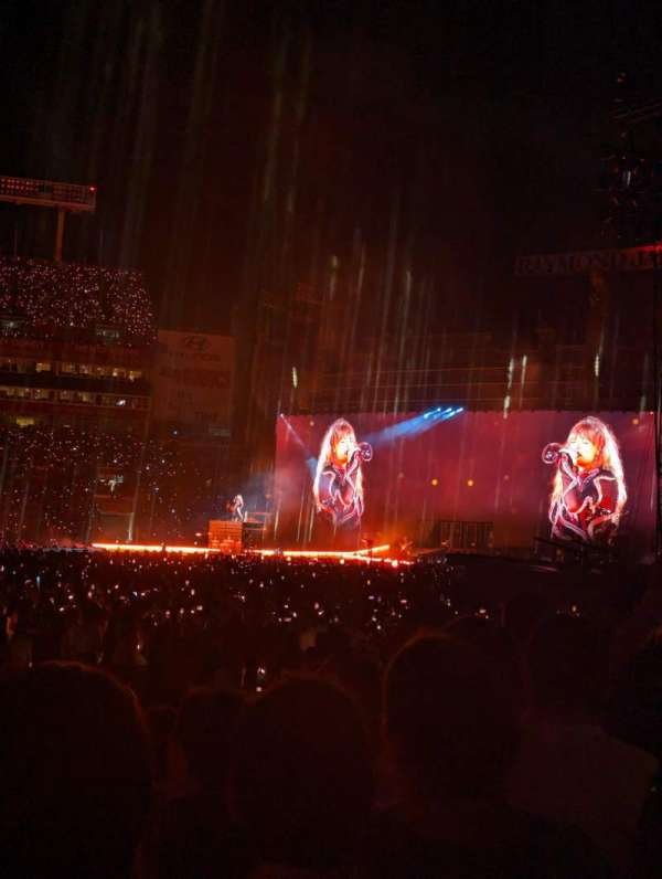 Raymond James Stadium, section: 107, row: D, seat: 13
