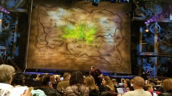 Gershwin Theatre, section: Orchestra C, row: H, seat: 110