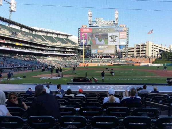 Comerica Park, section: 123, row: 17, seat: 3