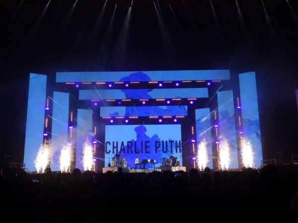 The O2, London, section: Floor B2, row: D, seat: 26