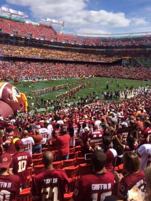 Northwest Stadium, section: 206, row: 1, seat: 11