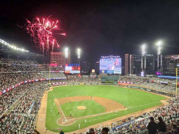 Truist Park, section: 324, row: 7, seat: 5