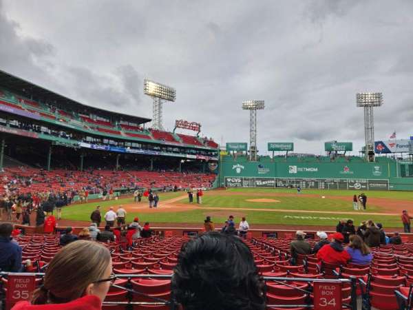 Fenway Park, section: Loge Box 120, row: BB, seat: 1