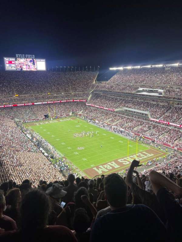 Kyle Field, section: 420, row: 24