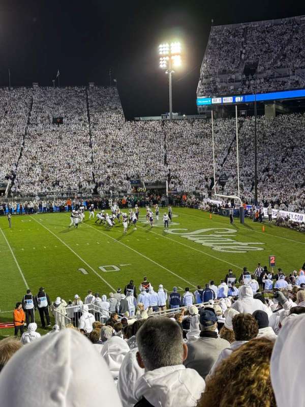 Beaver Stadium, section: EG, row: 9, seat: 2