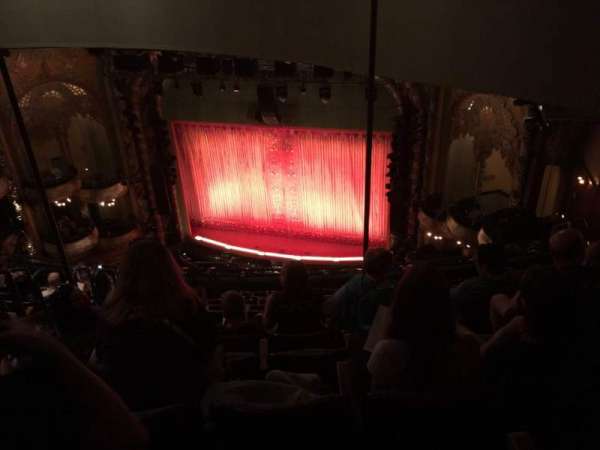 New Amsterdam Theatre, section: Balcony R, row: L, seat: 12/14