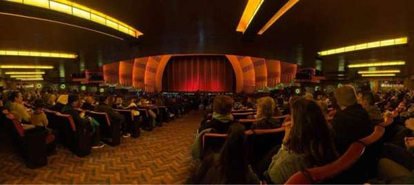 Radio City Music Hall, section: Orchestra 3, row: V, seat: 312