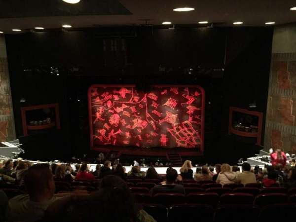 Minskoff Theatre, section: Mezzanine, row: L, seat: 139