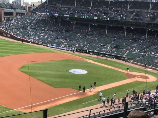 Wrigley Field, section: 307L, row: 4, seat: 25