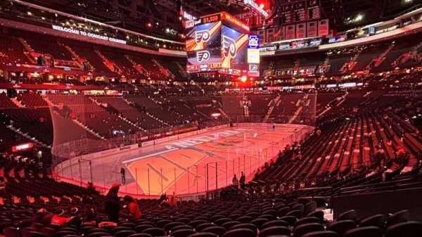 Xfinity Mobile Arena, section: 109, row: 25, seat: 14