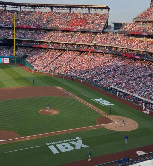 Citizens Bank Park, section: 327, row: 1, seat: 10