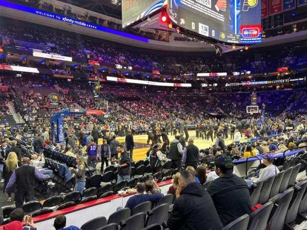 Xfinity Mobile Arena, section: 123, row: 6, seat: 3