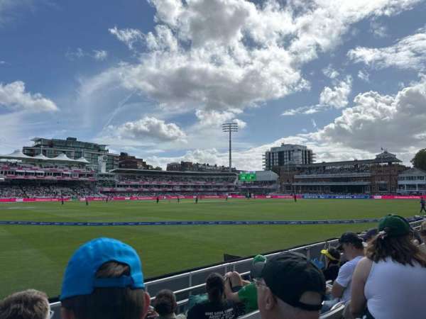 Lord's Cricket Ground, section: Grand Stand Lower 8, row: 4, seat: 192