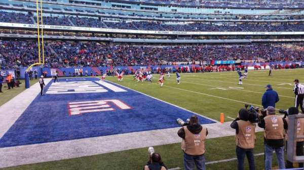 MetLife Stadium, section: 118, row: 2, seat: 2