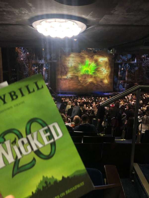 Gershwin Theatre, section: Orchestra L, row: ZZ, seat: 3