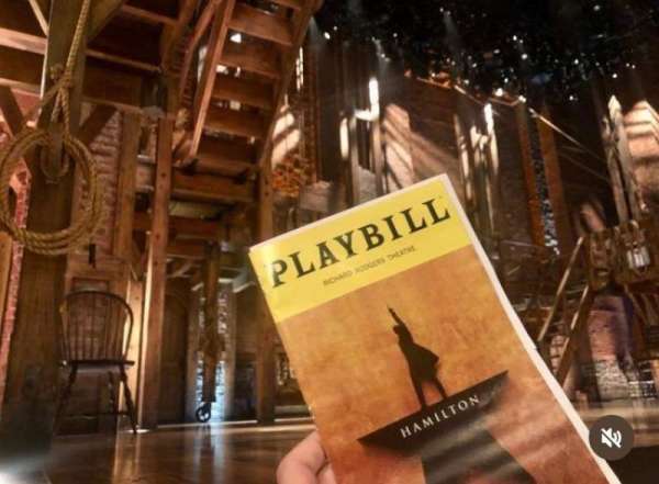 Richard Rodgers Theatre, section: Orchestra L, row: CC, seat: 1