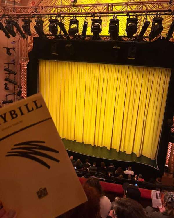 John Golden Theatre, section: Front Mezzanine R, row: D, seat: 114