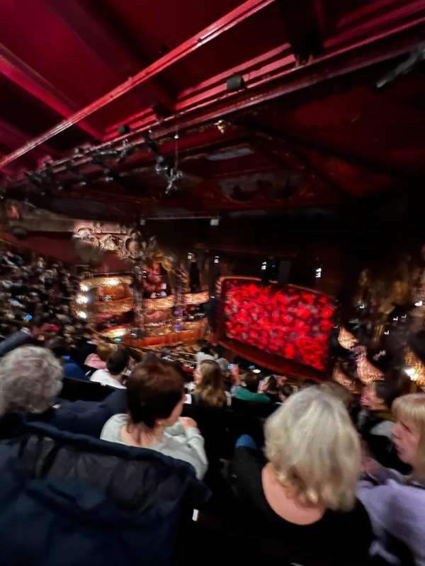 Lyceum Theatre, West End, section: Grand Circle, row: G, seat: 8