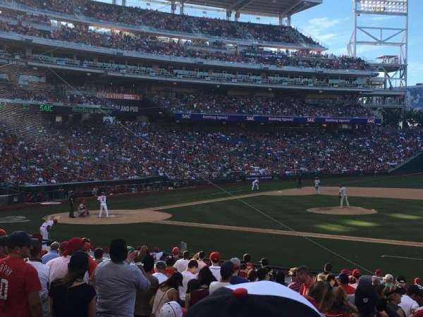 Nationals Park, section: 130, row: Y, seat: 12