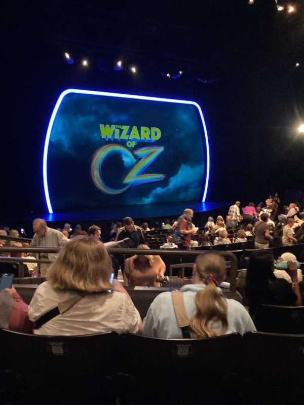 Gillian Lynne Theatre, section: Stalls, row: P, seat: 58