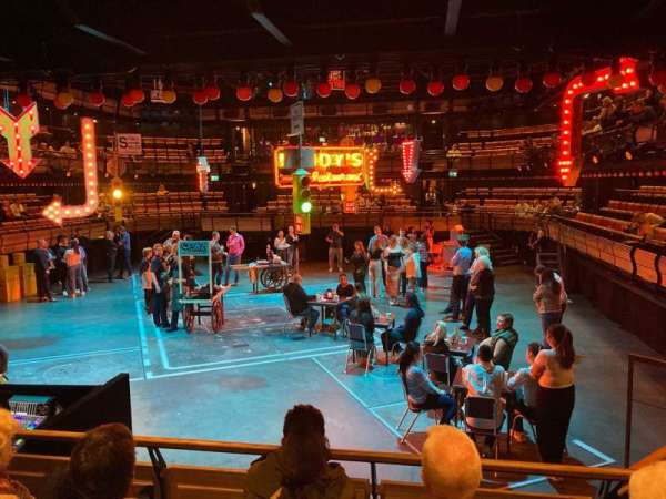 Bridge Theatre, section: Stalls, row: CC, seat: 6