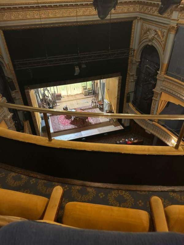 Harold Pinter Theatre, section: Balcony, row: B, seat: 16