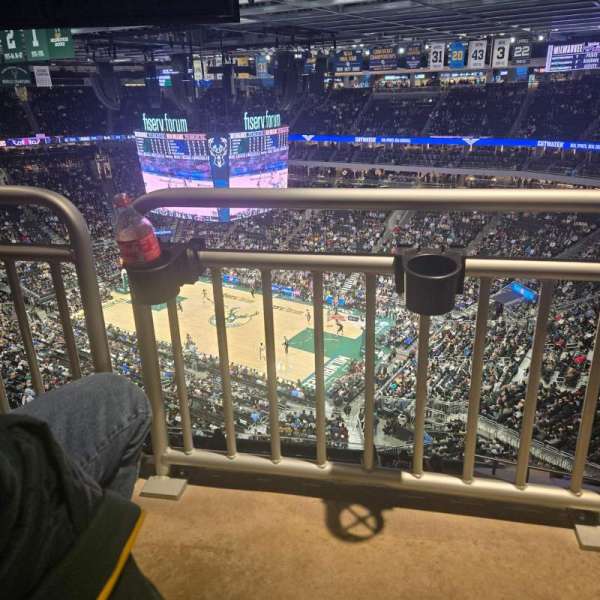 Fiserv Forum, section: 205, row: 10, seat: 8