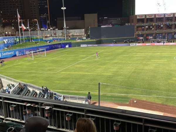 Southwest University Park, section: 213, row: D, seat: 13