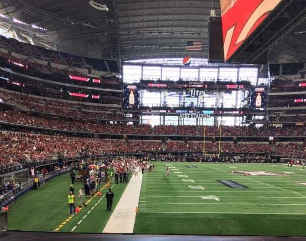 AT&T Stadium, section: 150, row: 9