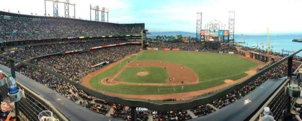 Oracle Park, section: VB308, row: A, seat: 15
