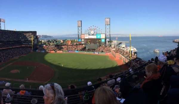 Oracle Park, section: VR305, row: 4