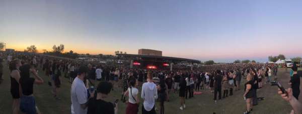 Talking Stick Resort Amphitheatre, section: Lawn, row: Middle, seat: Left
