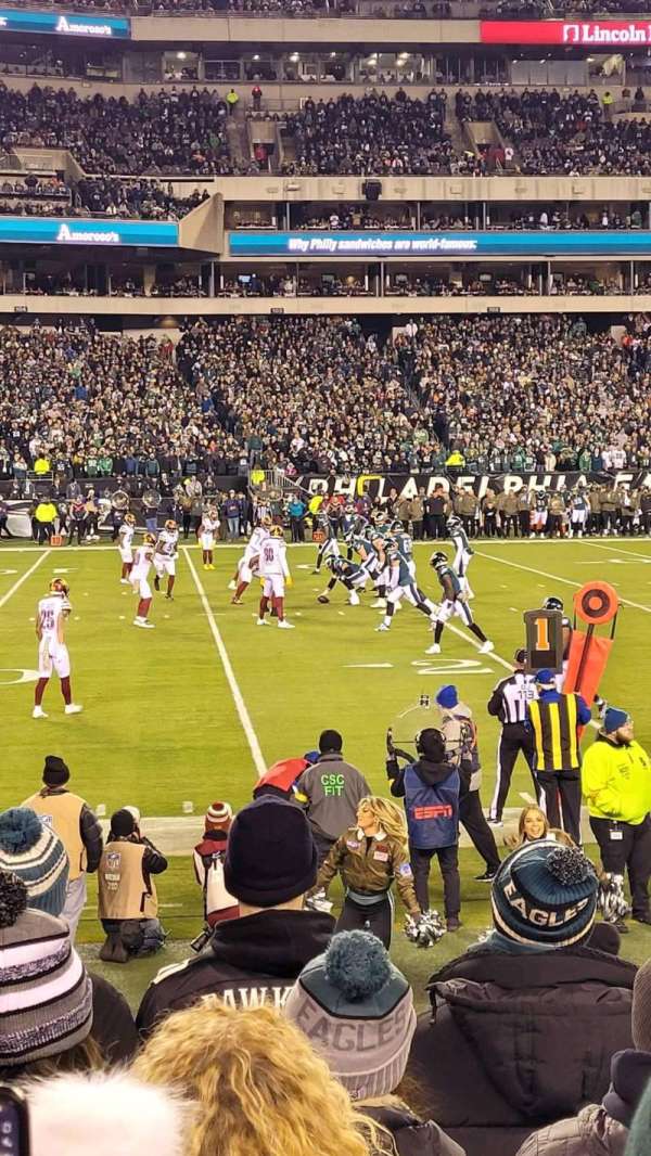 Lincoln Financial Field, section: 117, row: 6, seat: 7