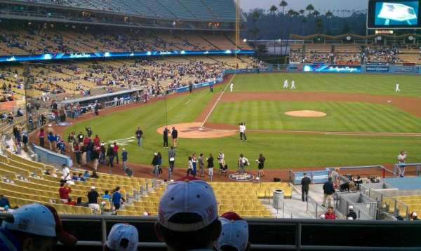 Dodger Stadium, section: 122LG, row: F, seat: 5