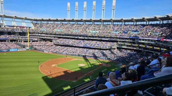 Progressive Field, section: 474, row: D, seat: 1