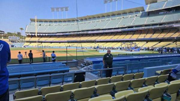 Dodger Stadium, section: 27FD, row: E, seat: 8