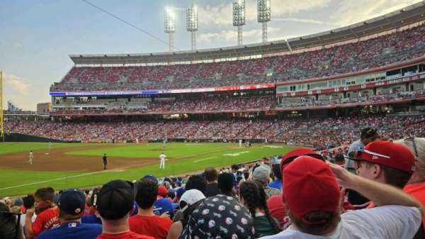 Great American Ball Park, section: 112, row: X, seat: 8