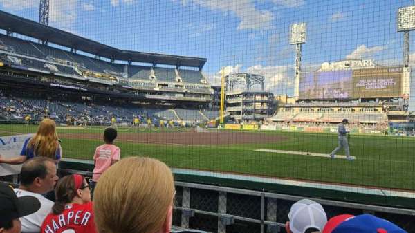 PNC Park, section: 7, row: D, seat: 8
