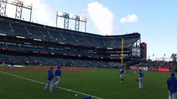 Oracle Park, section: 102, row: 2