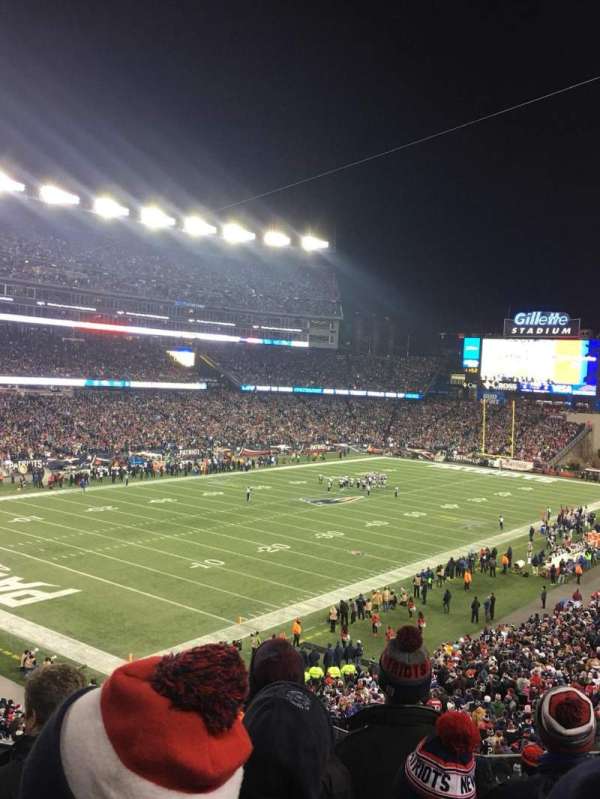 Gillette Stadium, section: 216, row: 7, seat: 15