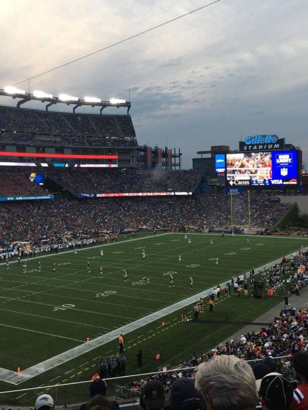 Gillette Stadium, section: 216, row: 7, seat: 16