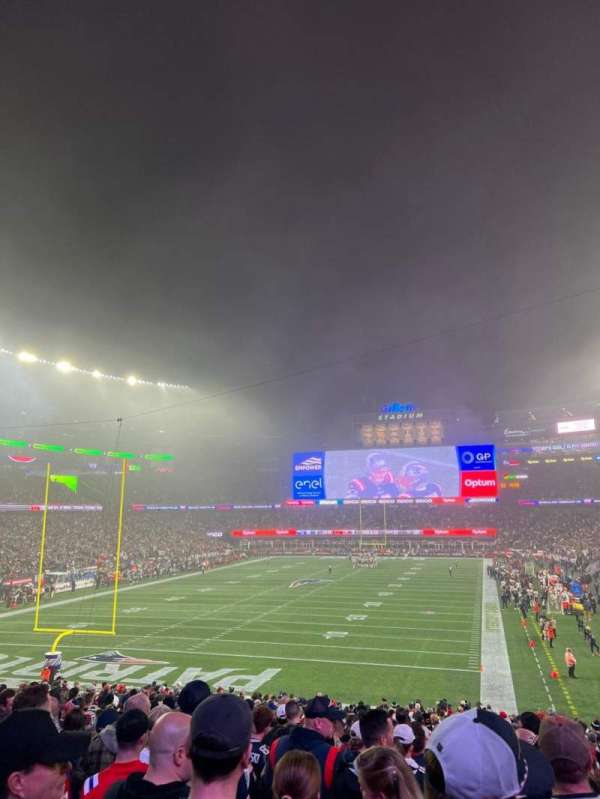 Gillette Stadium, section: 141, row: 31, seat: 2