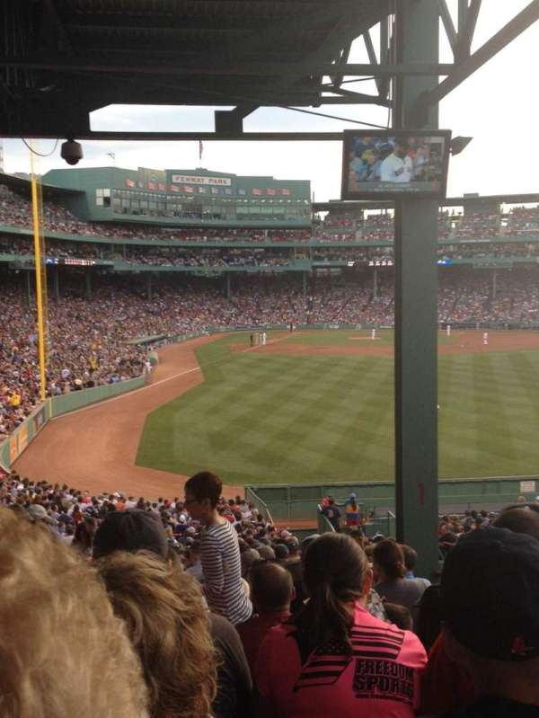 Fenway Park, section: Grandstand 1, row: 13, seat: 4