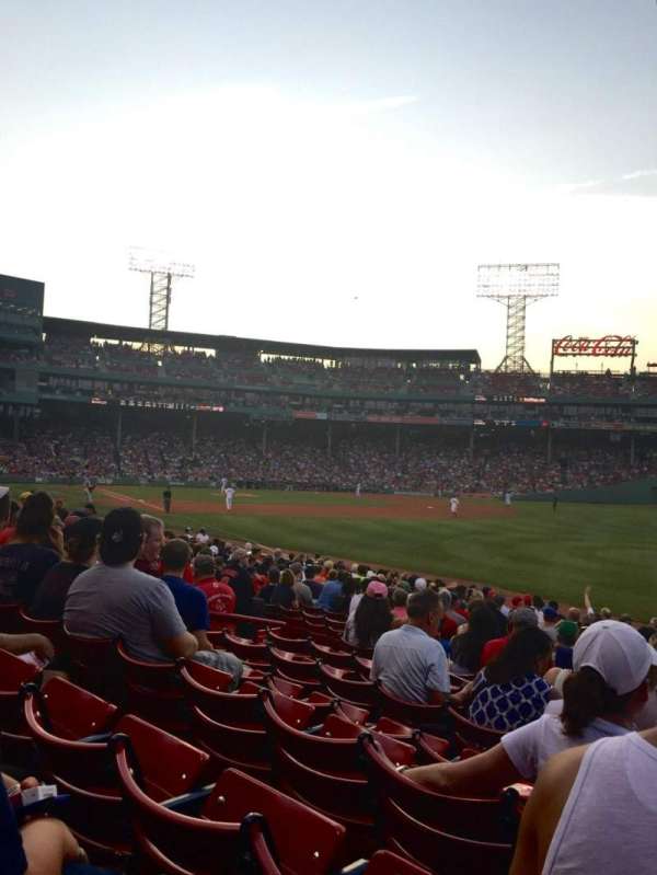 Fenway Park, section: Right Field Box 94, row: LL, seat: 9