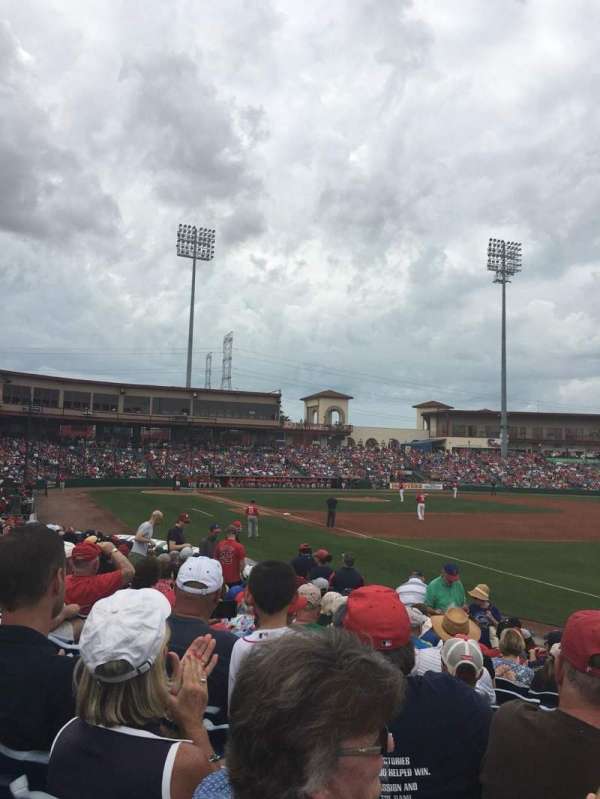 BayCare Ballpark, section: 101, row: 13, seat: 5